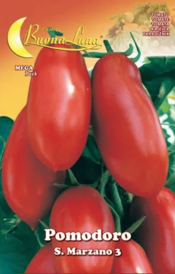 Semillas De Tomate San Marzano 3 Indeterminado