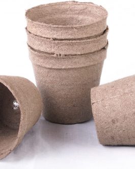 Macetero Biodegradable de Turba y Celulosa Jiffy Pot de 431 cc 20 Unidades