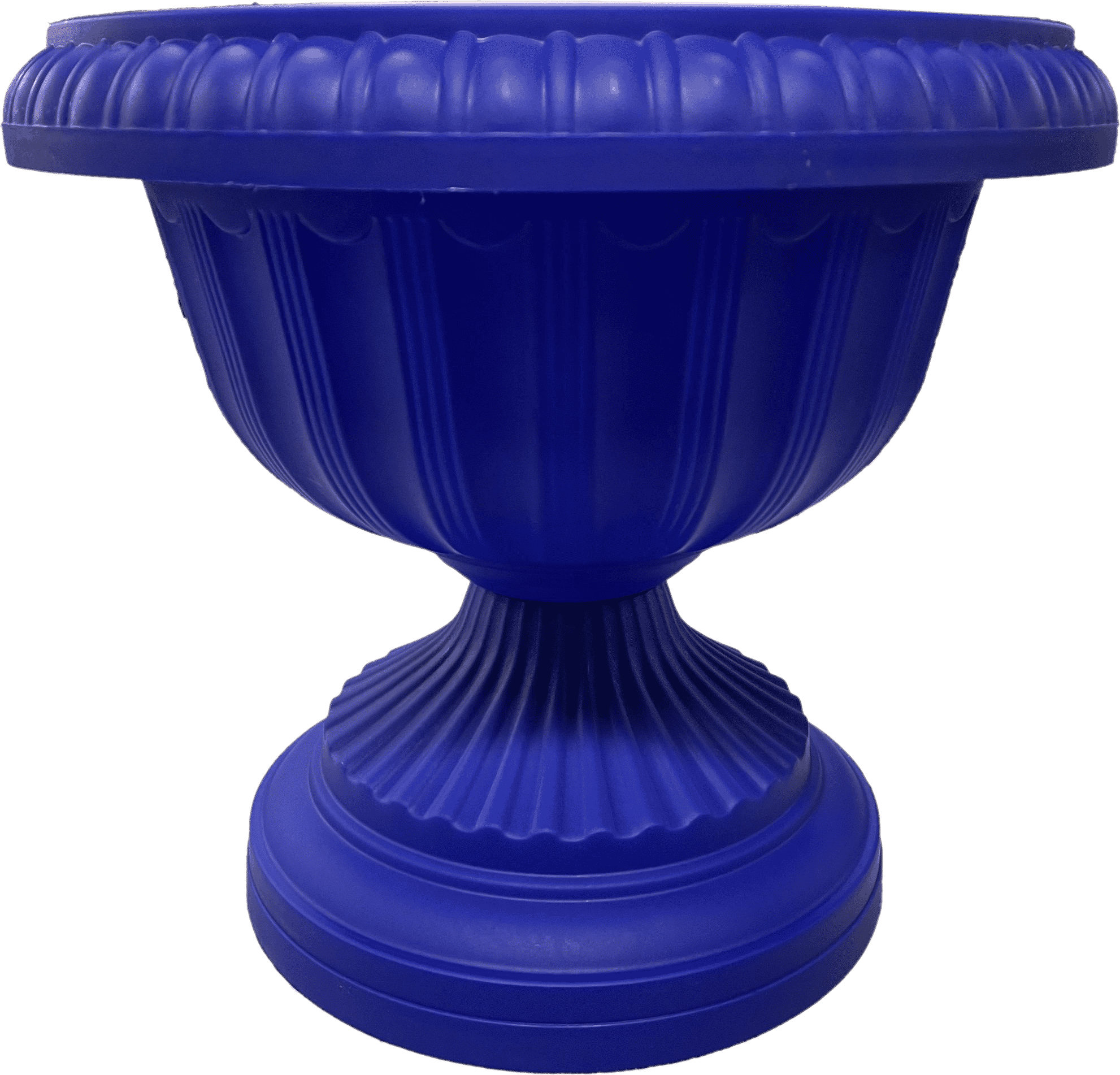Macetero Tipo Copa Color Azul