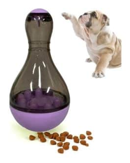 Juguete Para Mascotas Dispensador de Comida Pet Ball-Food Morado