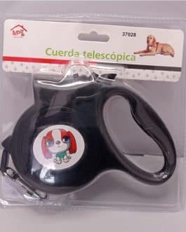 Correa Retráctil De Perro – Cuerda Telescopica Negro