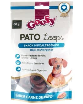 Snack Hipoalergénico Pato Loops Goofy para Perros