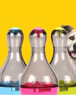 Juguete Para Mascotas Dispensador de Comida Pet Ball-Food Morado